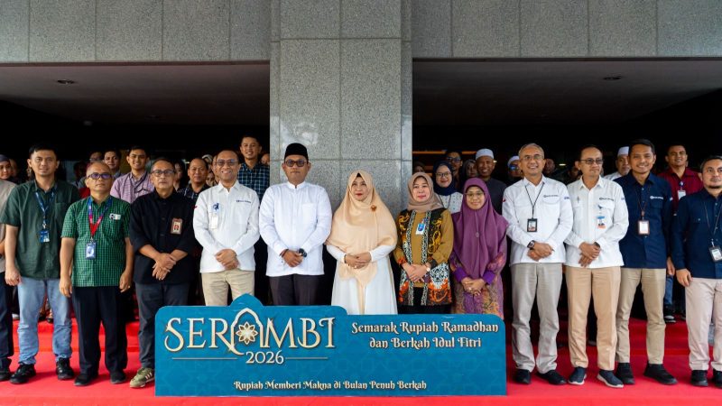 Pembukaan SERAMBI 2026 di halaman depan Kantor Perwakilan Bank Indonesia Provinsi Kalimantan Timur (istimewa).