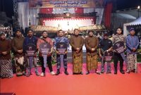 Kapolda Kaltim, Endar menghadiri kegiatan wayang kulit di BSCC Dome (istimewa).