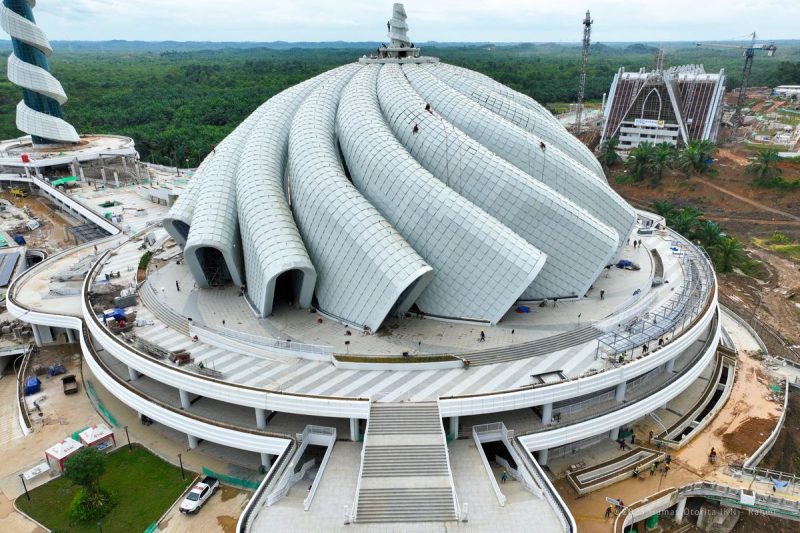 Masjid di IKN yang bakal beroperasi di Ramadan tahun 2026 (istimewa).