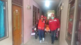 Penemuan jenazah seorang pria di kawasan pemukiman Jalan D.I. Panjaitan, Kelurahan Mugirejo, Kecamatan Sungai Pinang (foto:istimewa).