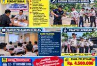 Teks foto : PT Sejahtera Albaroqah (SA) yang memberikan layanan pelatihan satpam (istimewa).